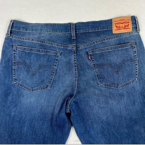 Levi’s Jeans, High Rise Medium Wash Boyfriend Stretch Crop Jeans Women’s 33